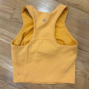 Lululemon Orange Wunder Train Racerback Tank Top
